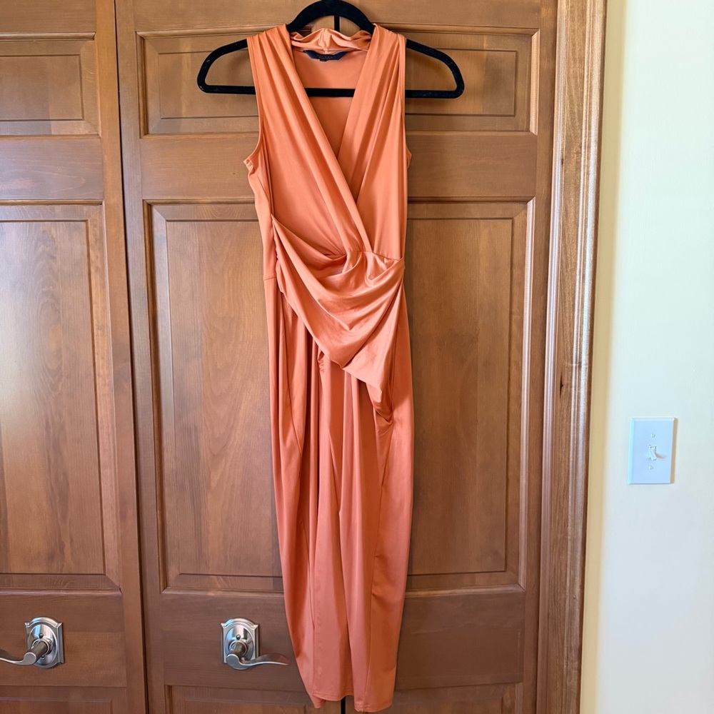 RACHEL Rachel Roy Sleeveless Draped Dress Size XS